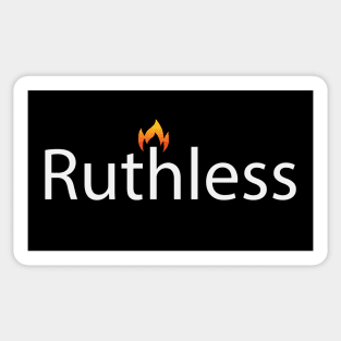 Ruthless artistic text design Sticker